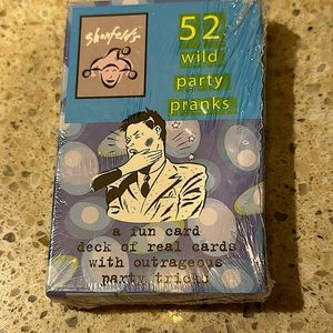 52 Wild Party Pranks by Shonfelds Card Deck - New And Unopened 2004